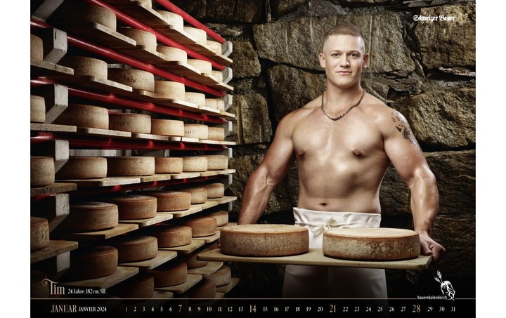 Actual product image Swiss farmers' calendar (56 x 40 cm, No binding, German, French)