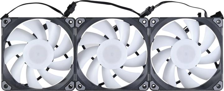 Actual product image Phanteks M25 PWM D-RGB fan, 3-pack - 120mm, black (120 mm, 3x)