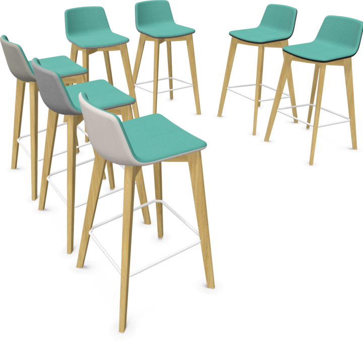 Actual product image Narbutas Twist & Sit Bar Stool