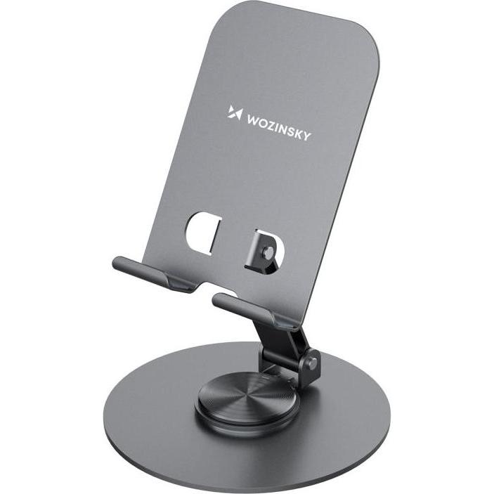 Wozinsky WPT-K95 Schwenkbarer Ständer für Smartphone und Tablet – Grau, Supporto per smartphone, Grigio