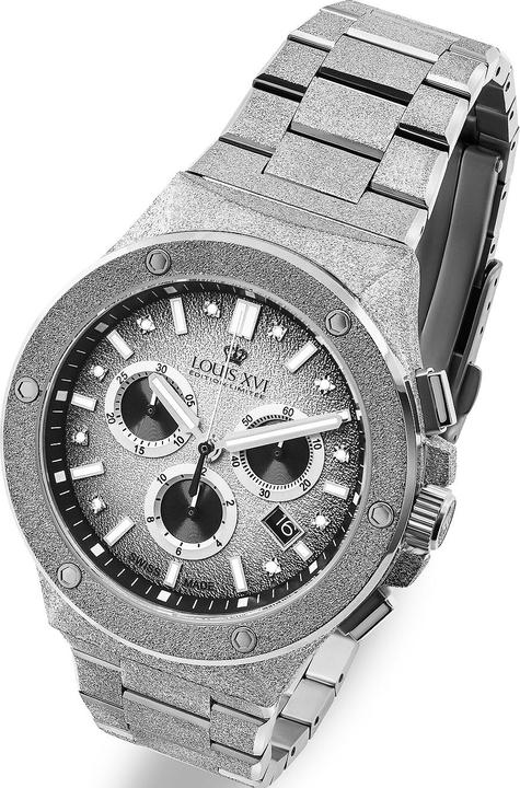 Produktbild Louis XVI Le Monarque (Swiss Made, Chronograph, Uhr mit Schmuckstein, 42 mm)