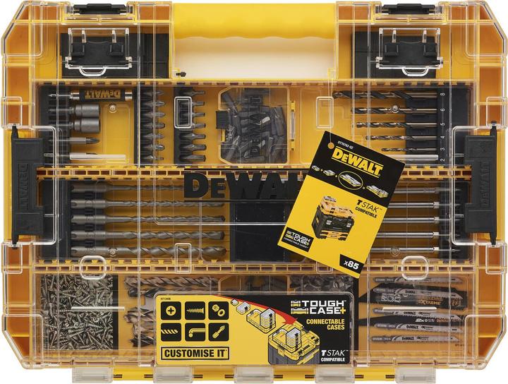 Actual product image DeWalt HSS twist drill bit set 2mm 32mm, 85 pieces, for various materials (32 mm)