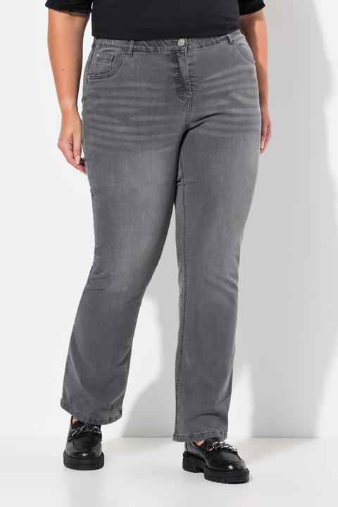 Produktbild Ulla Popken Jeans Marie, Bootcut, Komfortbund, 5-Pocket-Schnitt (42)