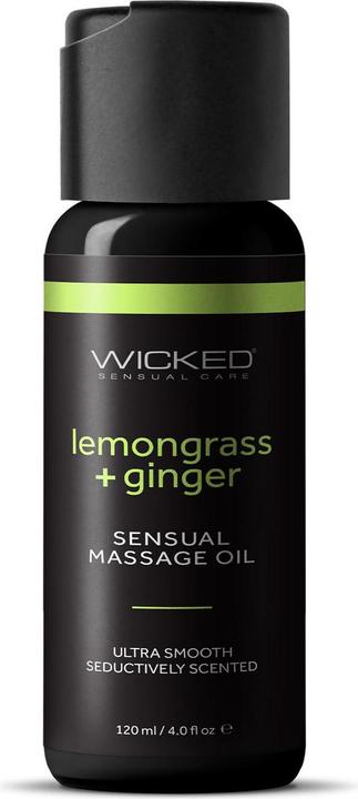 Produktbild Wicked Sensual Care wicked sensual massage oil lemongrass ginger 120ml (120 ml)