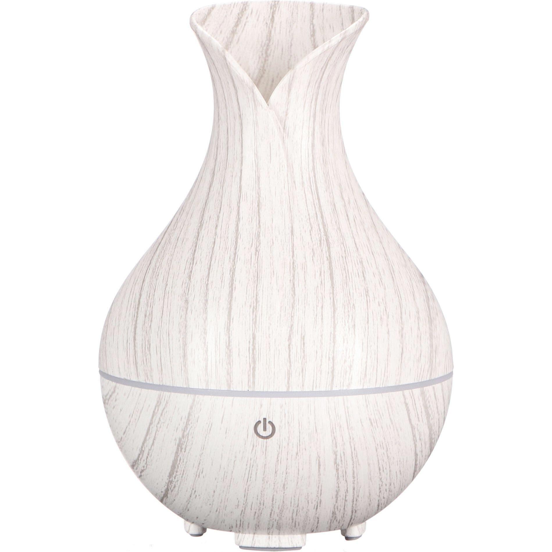 Sixtol, Aroma Diffuser, Aroma Diffuser Bloom Weiss Holz 200ml (200 ml)