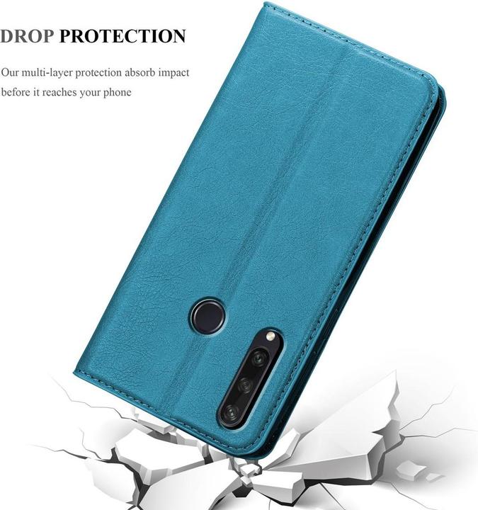 Actual product image Cadorabo Book Invisible Magnet Cover (Huawei Y6p)