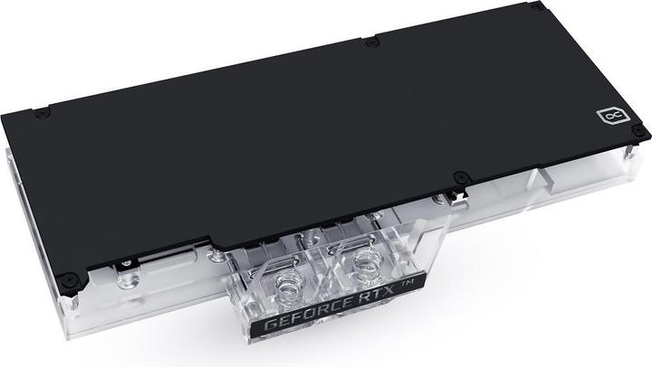 Actual product image Alphacool Ice Block Aurora Acrylic GPX-N RTX 3080/3090 XC3 Ultra Gaming with Backplate