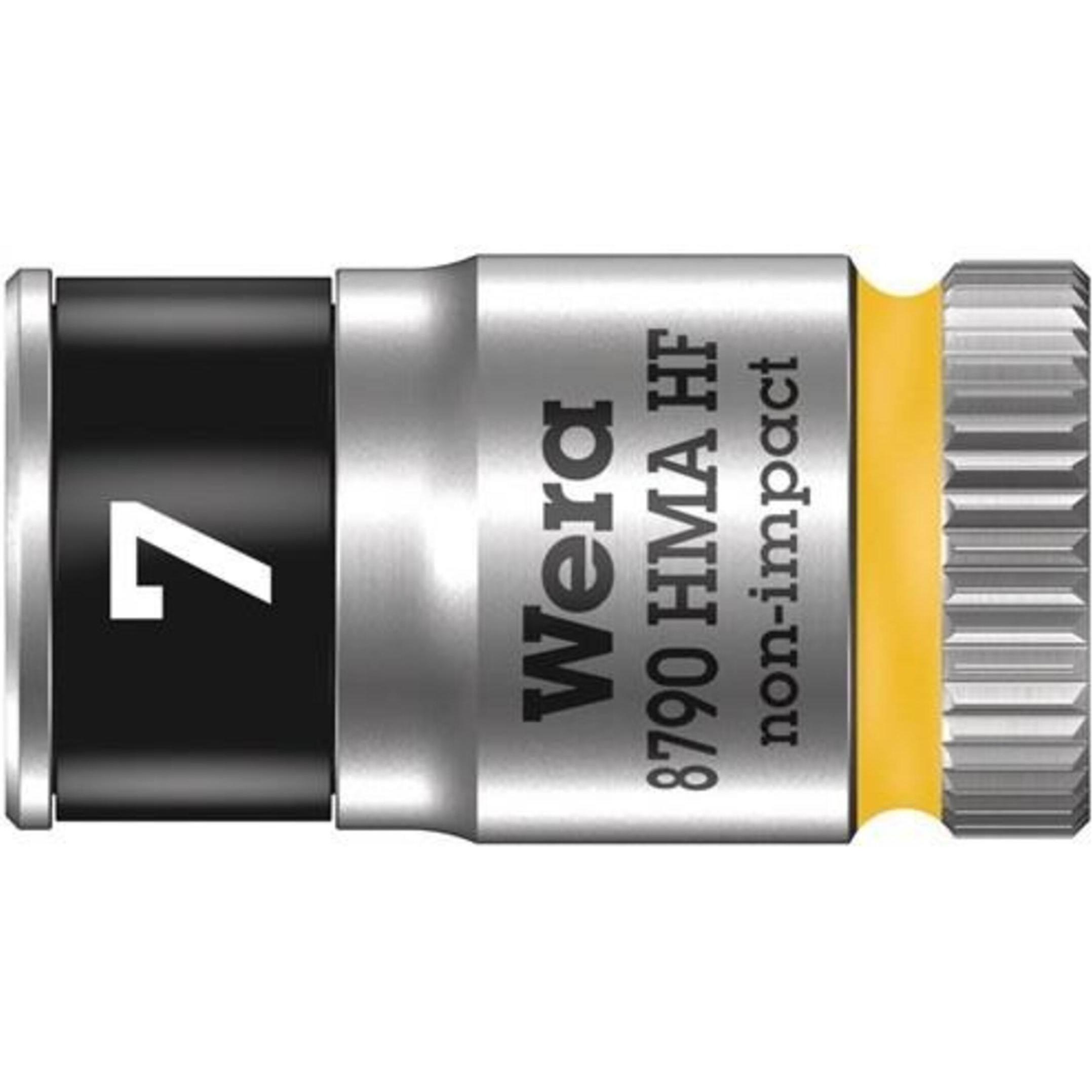 Wera, Steckschlüssel + Stecknuss, 8790 Hma Hf 7,0 (7 mm)
