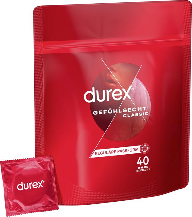 Image du produit Durex Gefühlsecht Classic (40 pcs)