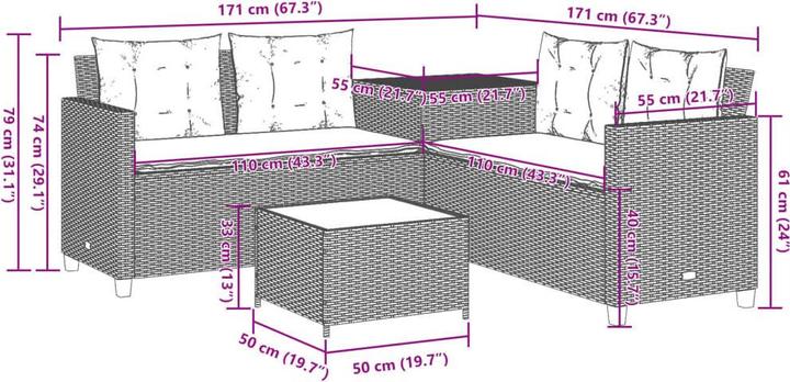 Produktbild vidaXL Conner