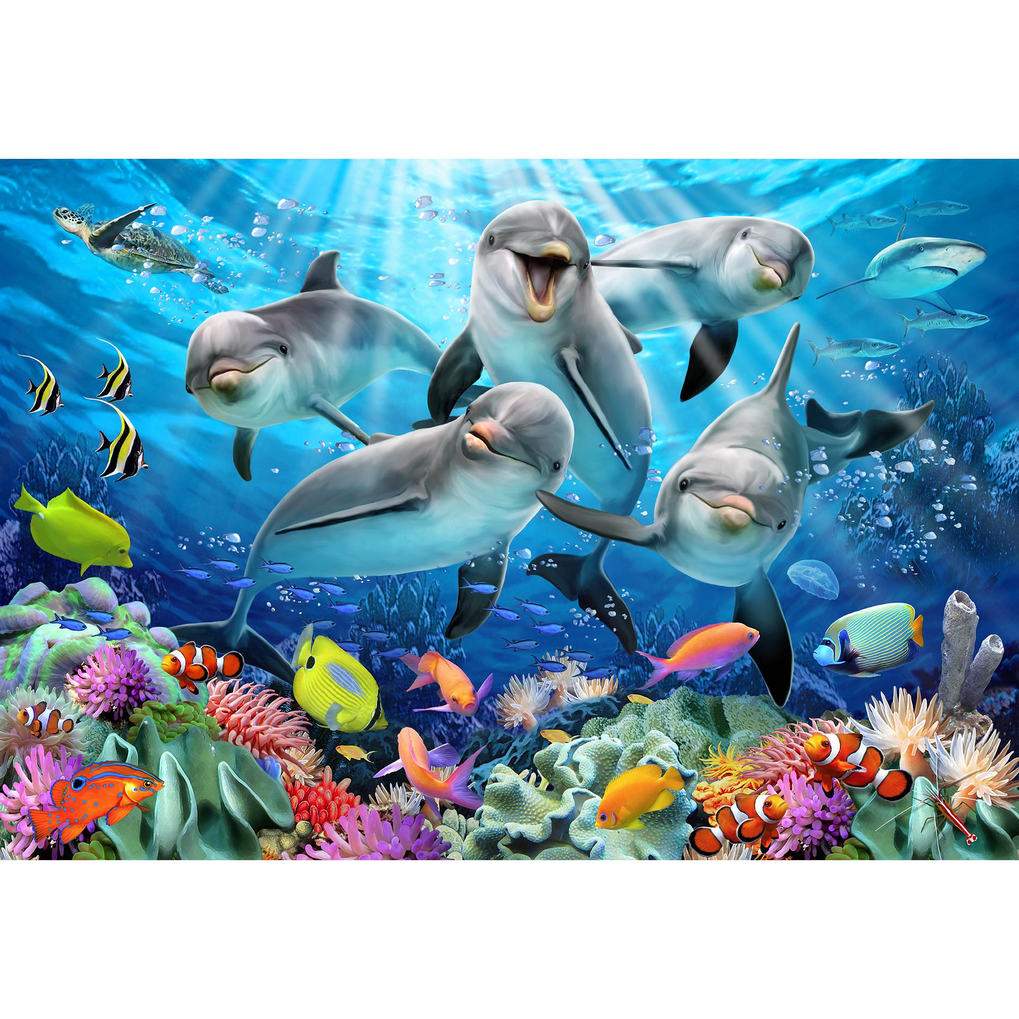 Thumbnail - WoodenCity Happy Dolphins (750 Teile)
