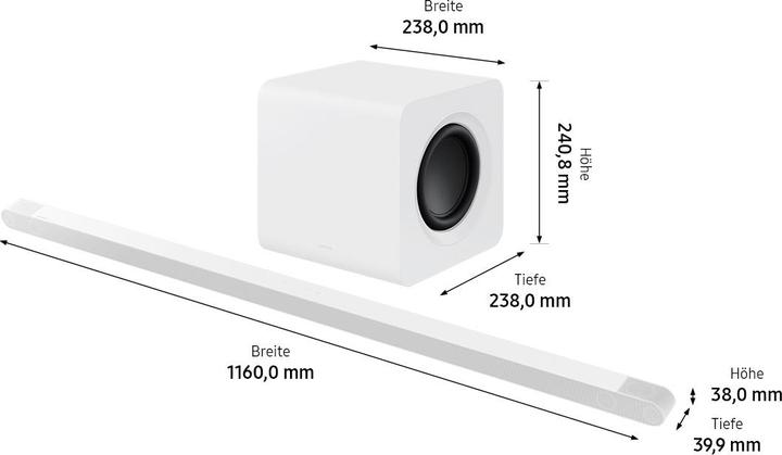 Image du produit Samsung HW-S801B (330 W, 3.1.2 Canal)