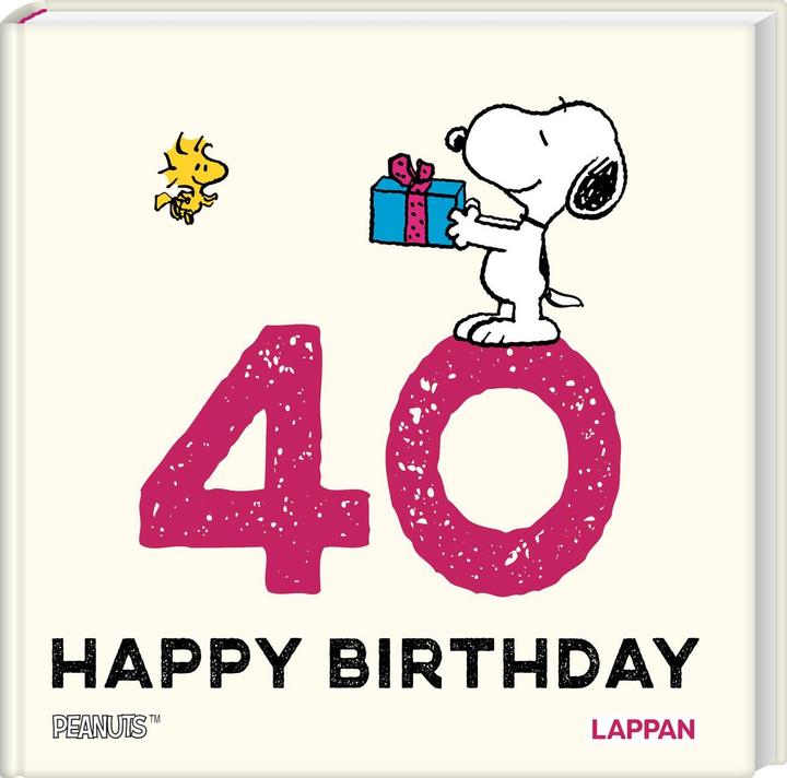 Immagine prodotto Peanuts Geschenkbuch: Happy Birthday zum 40. Geburtstag (Tedesco, Charles M. Schulz, 2024)