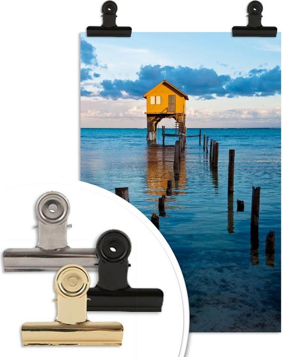 Produktbild Trenddeko Haus auf dem Meer (40 x 60 cm)