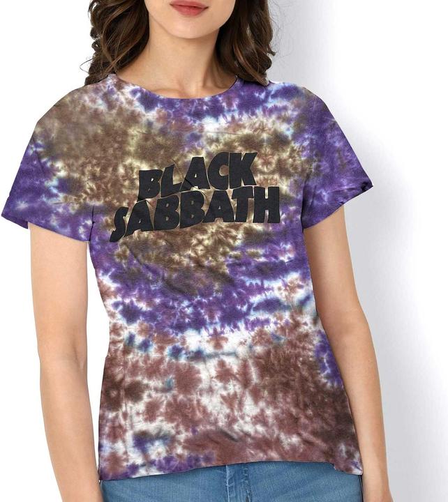 Produktbild Black Sabbath Wavy Logo (Dip Dye Wash) (L)