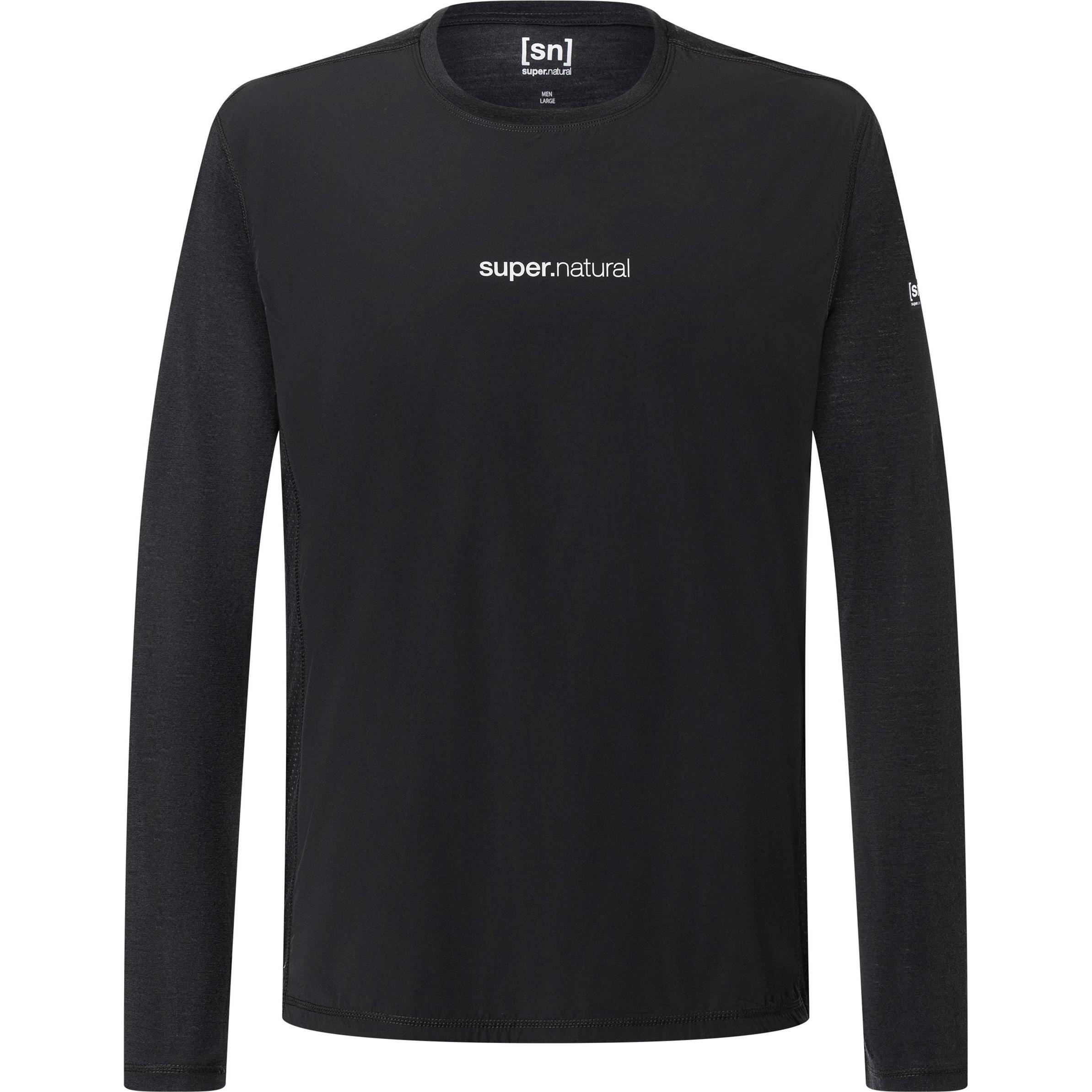 Super Natural, Herren, Pullover, Solution Hoodie, Schwarz, (XL)