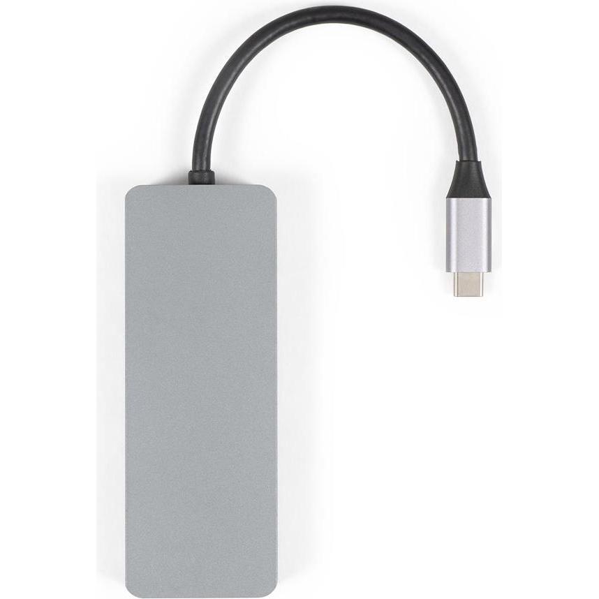 Livoo USB C Hub 7 in 1 (USB-C), Dockingstation + USB Hub, Grau