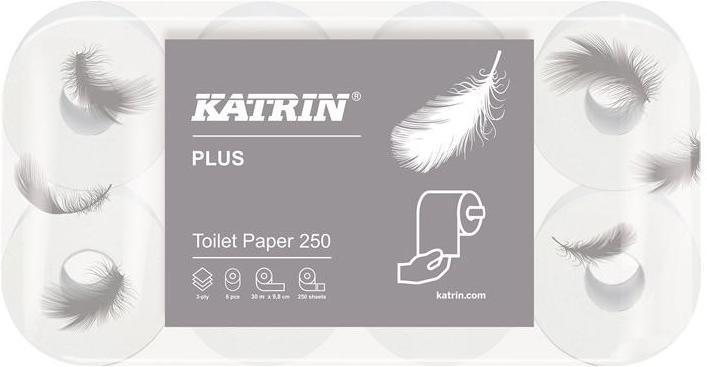 Actual product image Katrin Toilet Paper Plus 250 3-ply (1 x)