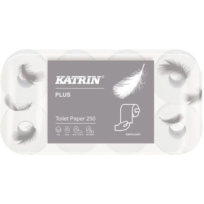 Katrin, Toilettenpapier, Toilettenpapier Plus 250 3-lagig (12000 x)