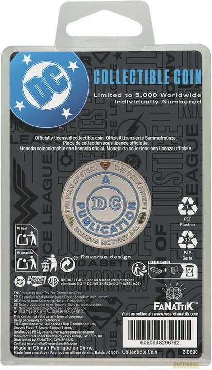 Image du produit Fanattik DC Comics Sammelmünze DC Comics