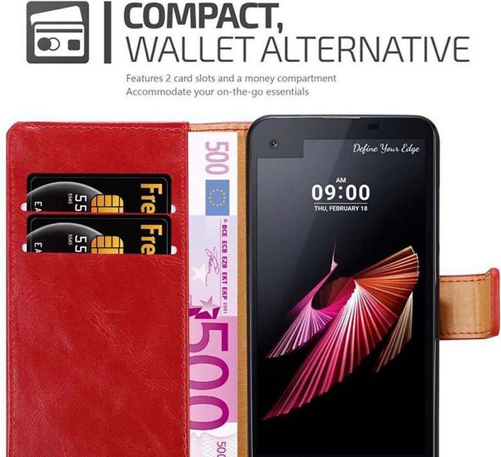 Actual product image Cadorabo Book Luxury Cover (LG X Screen)