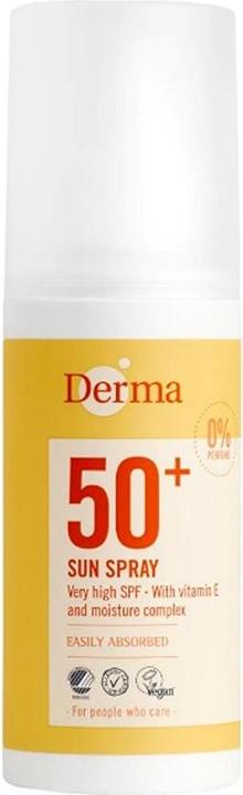 Actual product image Deroma Sun Spray SPF50 (Sun spray, SPF 50, 150 ml)