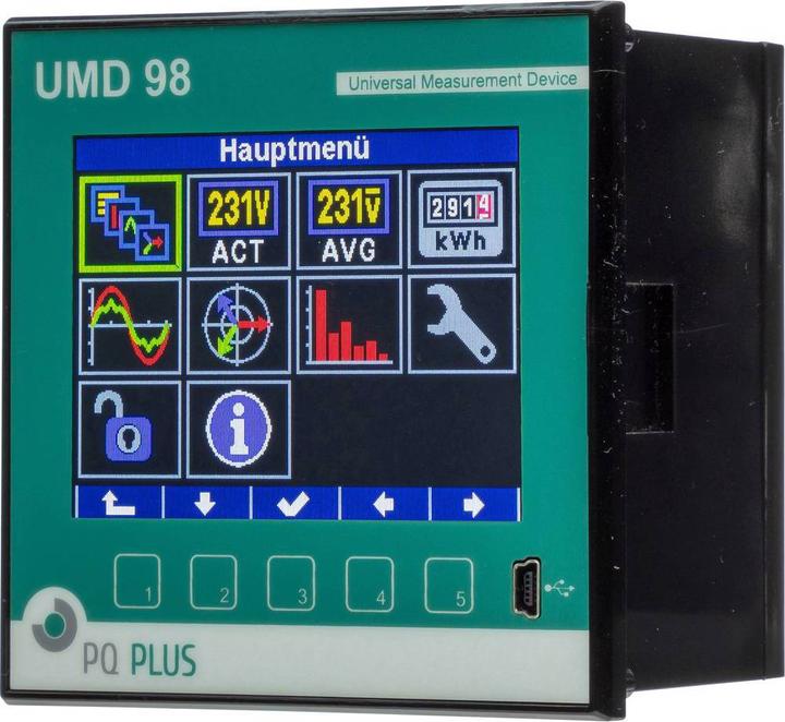 PQ Plus Digital panel meter UMD 98RCM (UH: 230V / UM:400V)