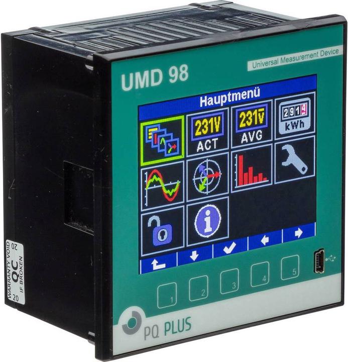 Actual product image PQ Plus Digital panel meter UMD 98RCM (UH: 230V / UM:400V)