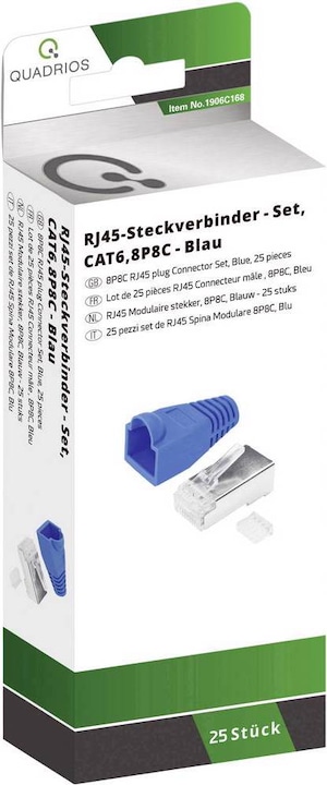 Actual product image Quadrios RJ 45 connector set 6
