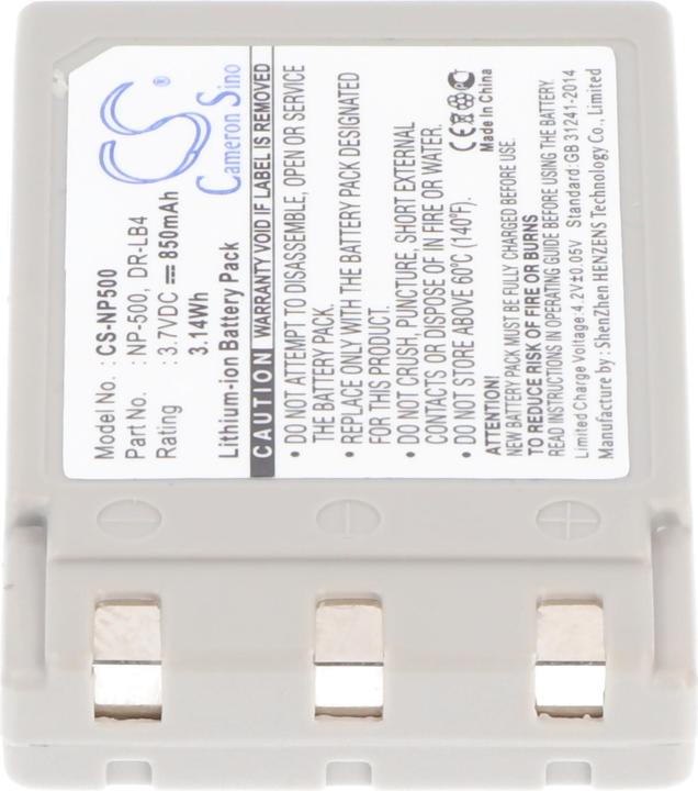 Actual product image Konica Minolta Akku DR-LB4, NP-500, NP-600 (Camera battery)