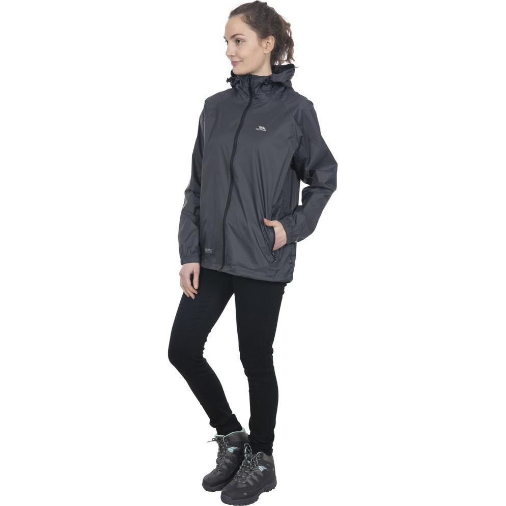 Trespass, Damen, Jacke, QIKPAC Unisex Regenjacke (4XL), Grau, 4XL