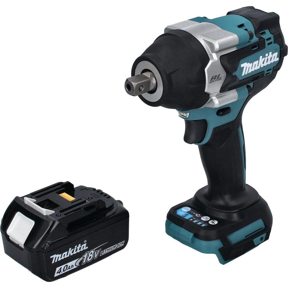 Thumbnail - Makita, Bohrmaschine + Akkuschrauber, DTW 701 M1 Akku Schlagschrauber 18 V 700 Nm 1/2" XPT Brushless + 1x Akku 4,0 Ah - ...