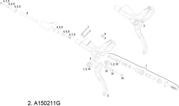 Image du produit Avid Lever Blade Elixir 1 X1 (Frein à pied, Étrier de frein)