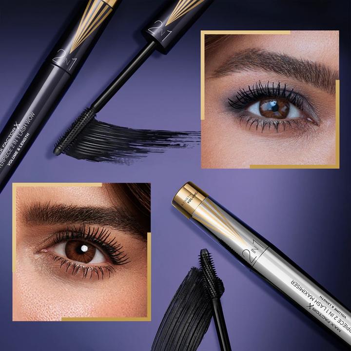 Actual product image Max Factor Masterpiece 2 In 1 Lash Wow (003 Midnight Black)