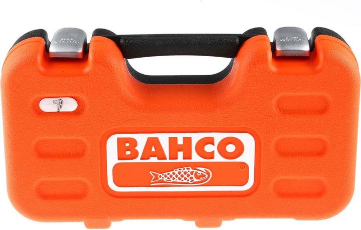 Produktbild Bahco 1/4"-Steckschlüssel-Satz, metrisch, Sechskant, inklusive Umschaltknarre und Schraubendreher-Einsät (12 mm, 11 mm, 13 mm, 10  mm)