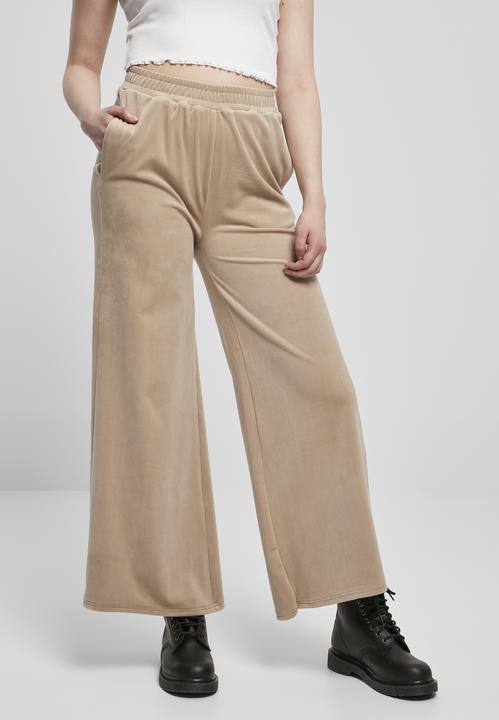 Image du produit Urban Classics Sweatpants femme taille haute en velours (M)