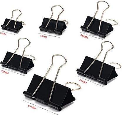 Immagine prodotto Deli Aktenklammer Foldback (12x)