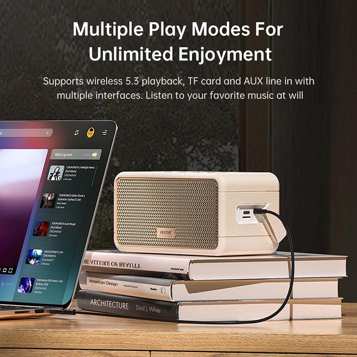 Actual product image Wekome Wireless speaker Bluetooth V5.3 (17 h)