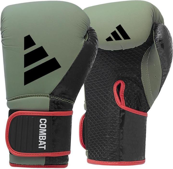 Actual product image adidas Boxing gloves Combat 50 orbit green/black/orange, adiC50TG (10 OZ, 10)
