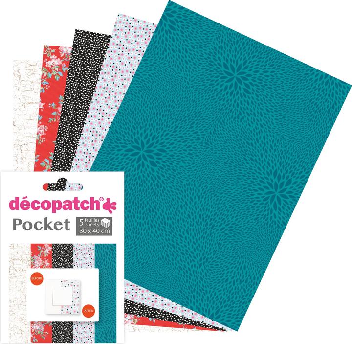 Produktbild Décopatch Decopatch-Papier Nr. 2, 5 Blatt (20 g/m², 5x)