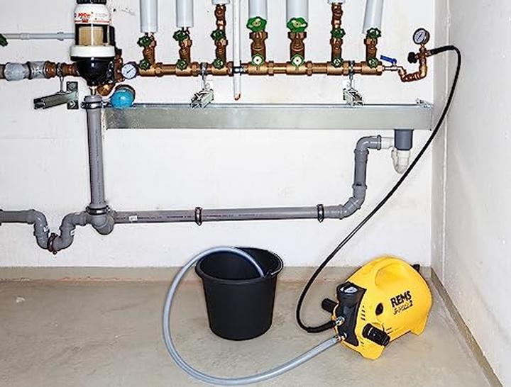 Actual product image Rems E-Push 2 Electric pressure test pump (1300 W, for pressure/leakage testing of piping systems)