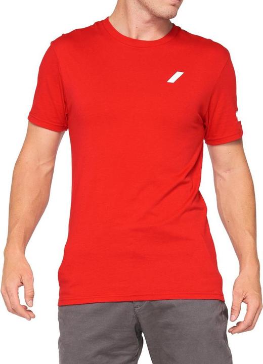 Immagine prodotto 100% CASUAL Maglietta unisex a maniche corte Tiller, Rosso, M (M)