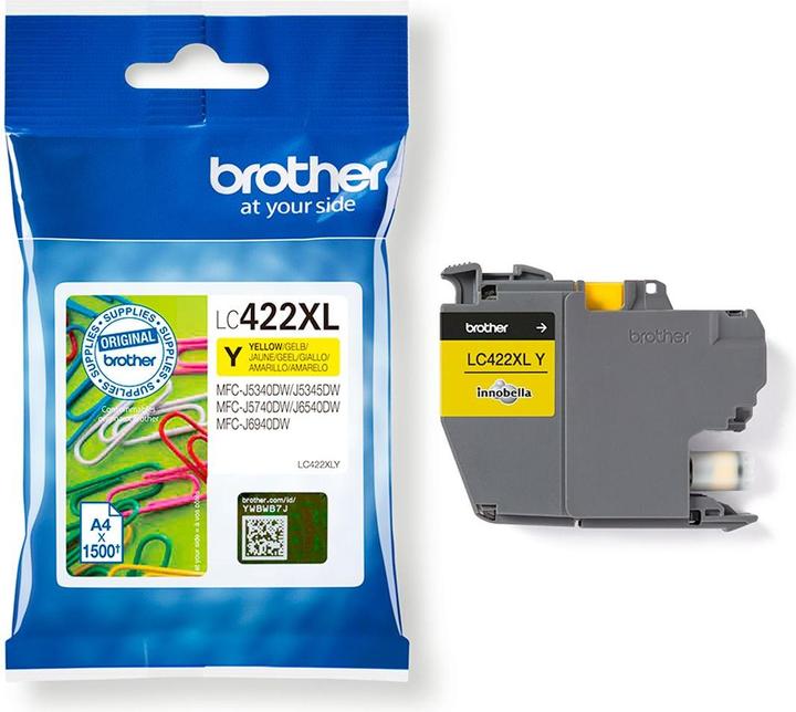 Productafbeelding Brother LC422XLY HY inktcartridge voor BH19M/B Compatibel met MFC-J5340DW MFC-J5740DW MFC-J6540DW MF (Y)