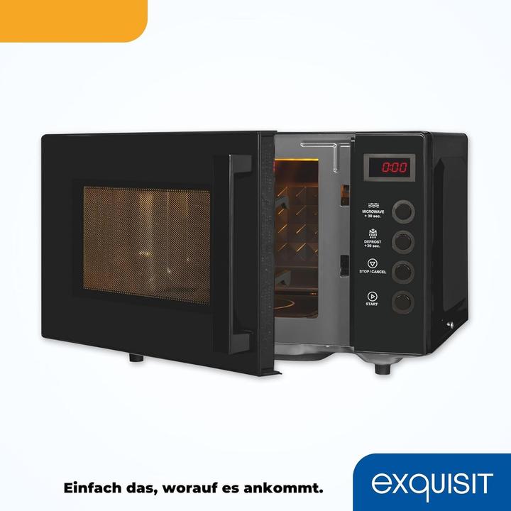 Actual product image Exquisit MW7020-F-030DI, black (20 l)