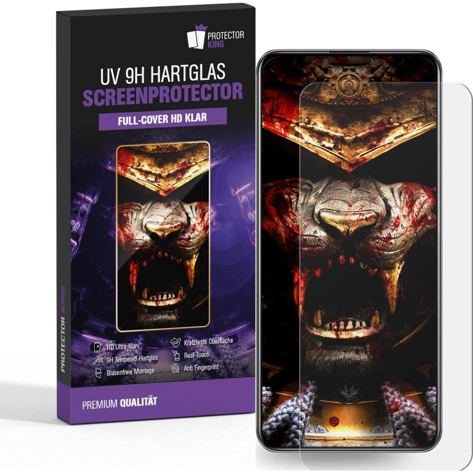 Thumbnail - Protectorking 1x UV Liquid Echtes Tempered 9H Panzerhartglas 3D KLAR (4 Stück, Xiaomi 12S), Smartphone Schutzfolie