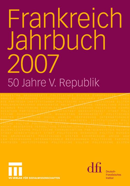 Produktbild Frankreich Jahrbuch 2007 (Deutsch, 2008)