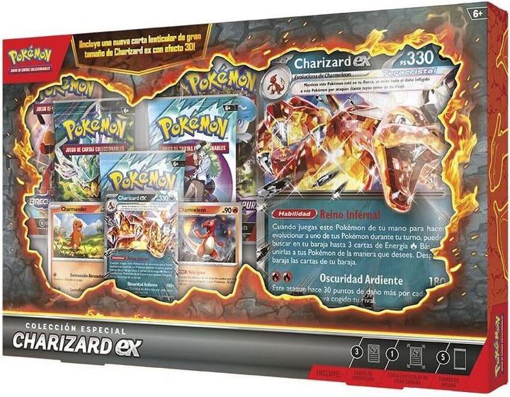Pokmon Spanish Pokemon Charizard Blister set of collectible cards