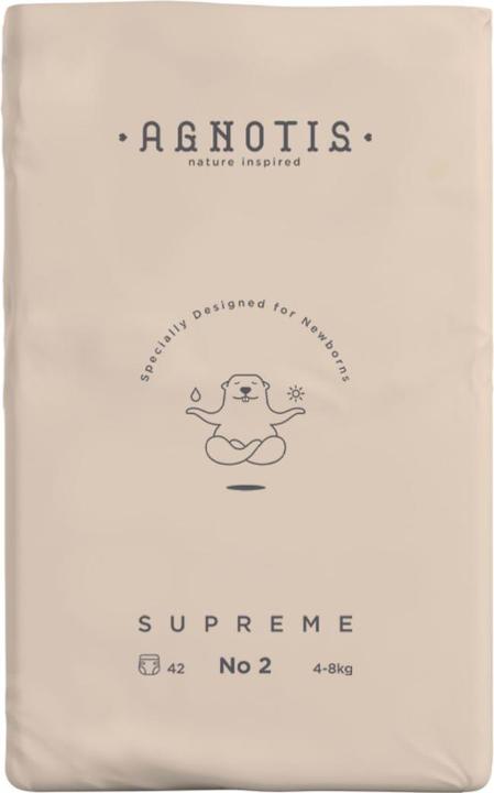 Image du produit Agnotis Baby Diapers No2 3-6 Kg With Adhesive - 42 Pieces (Taille 2, 42 pièce(s))