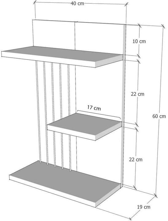 Produktbild Skye Decor Laurine (40 x 19 x 60 cm)