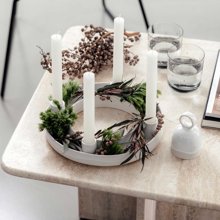Immagine prodotto Like. by Villeroy & Boch Corona d'Avvento (26,5 x 26,5 x 5,5 cm)